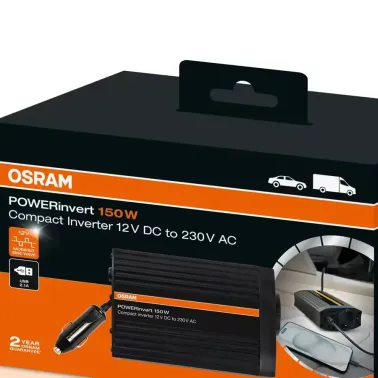 POWERinvert Modified Sine Wave Inverter 12V DC 150W