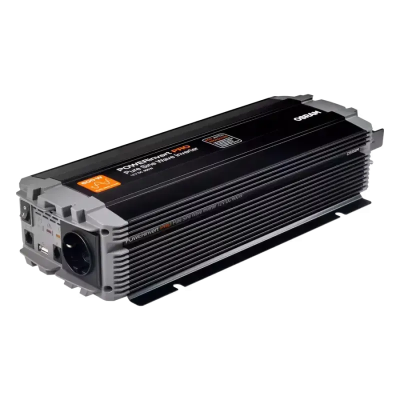 POWERinvert PRO Pure Sine Wave Inverter OEINVPAR6 12V DC 600W RCD