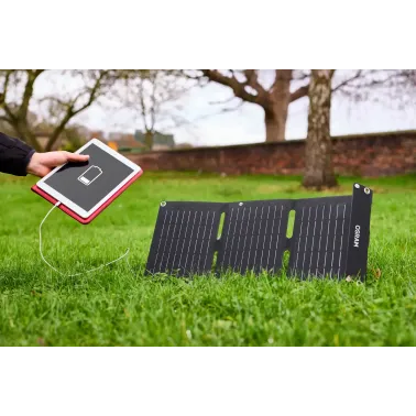 BATTERYcharge SOLAR 20W INCL. USB CHARGER