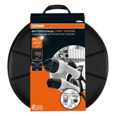 BATTERYcharge 7PIN | 1 FAZA 32A (Typ 2 do Typu 2)